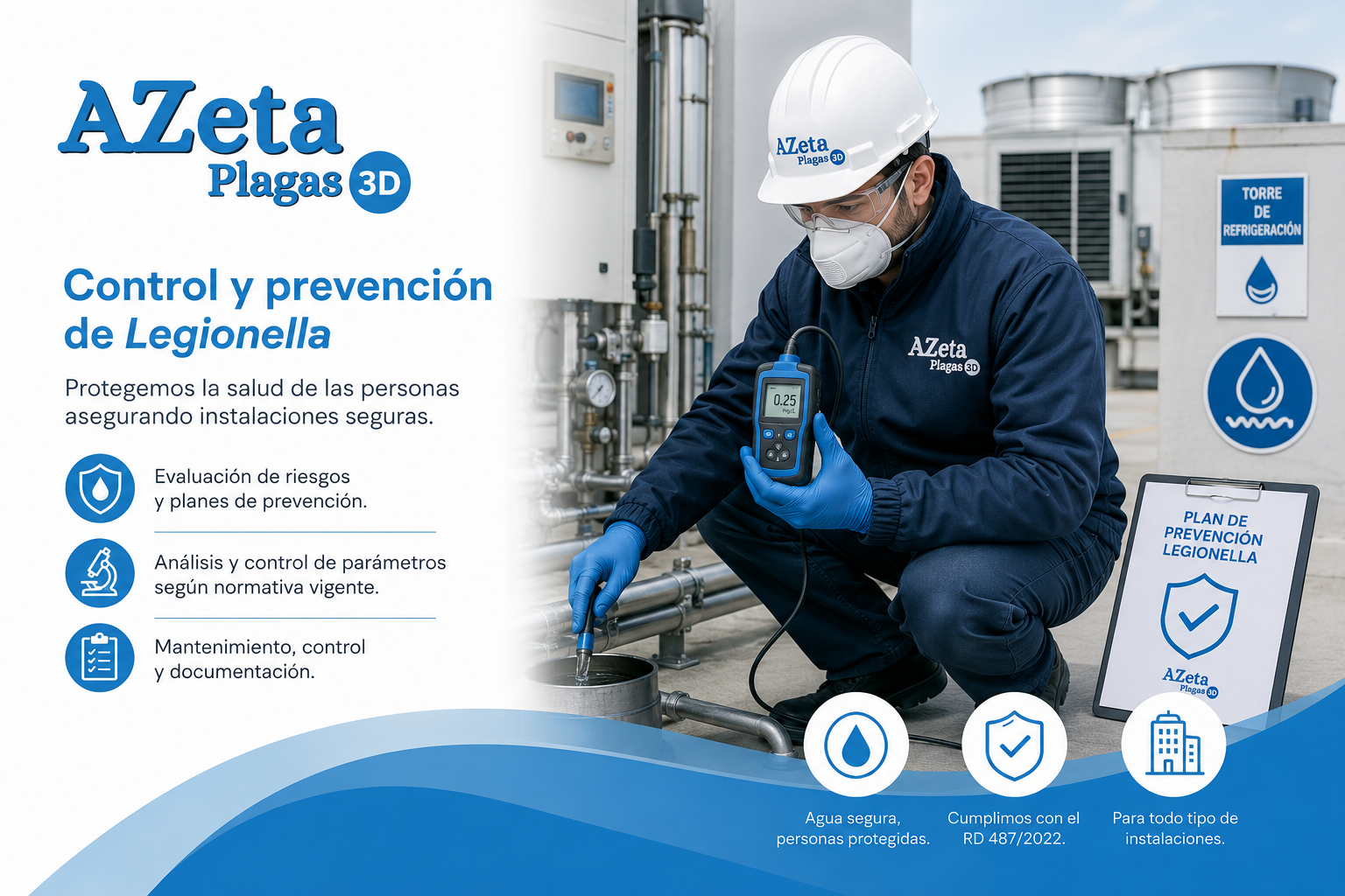 Control y prevención de Legionella
